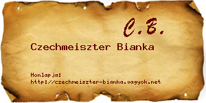 Czechmeiszter Bianka névjegykártya